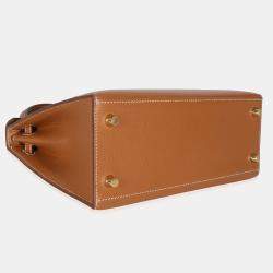 Pre Owned Hermes Gold Epsom Sellier Kelly 25 GHW