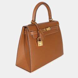 Pre Owned Hermes Gold Epsom Sellier Kelly 25 GHW