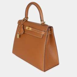 Pre Owned Hermes Gold Epsom Sellier Kelly 25 GHW