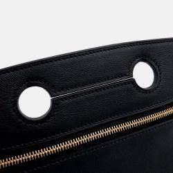 Pre Owned Hermes Black Leather Hermes Bag Pocket 25
