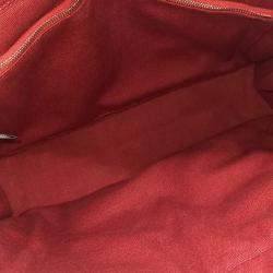 Pre Owned Hermes Furutto PM  Red Fabric Bag 