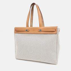 Pre Owned Hermes Beige Fabric Havana