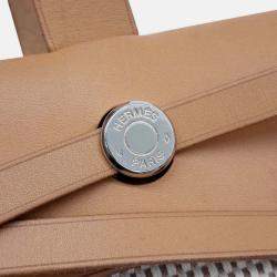 Pre Owned Hermes Beige Fabric Havana