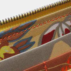 Pre Owned Hermes Azap Long Lime Evercolor Leather Wallet