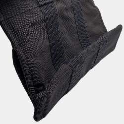 Pre Owned Hermes Herline PM Gray Nylon Canvas Tote Bag