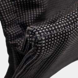 Pre Owned Hermes Herline PM Gray Nylon Canvas Tote Bag