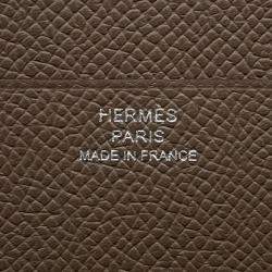 Pre Owned Hermes Bean Combine Etoupe Epsom Leather Handbag