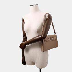Pre Owned Hermes Kelly Elan Etoupe Epsom Leather Handbag