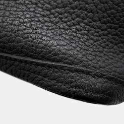 Pre Owned Hermes Garden Party PM Black Negonda Leather Tote Bag