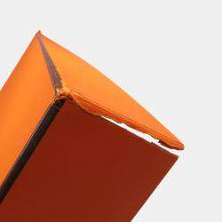 Pre Owned Hermes Birkin 30 Orange Chevre Mysore Goatskin Handbag