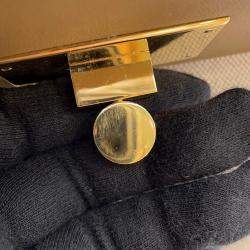 Pre Owned Hermes 24/24 Sac Van Quatre 35 Sesame Ecru Toile H Swift Leather Shoulder Bag