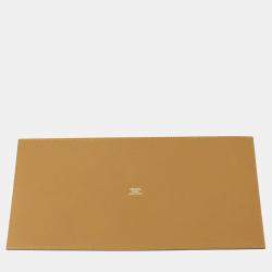 Pre Owned Hermes 24/24 Sac Van Quatre 35 Sesame Ecru Toile H Swift Leather Shoulder Bag