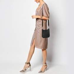 Pre Owned Hermès Black Taurillon Clemence Leather Evelyne TPM Bag