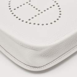 Pre Owned Hermès Gris Pale Taurillon Clemence Leather Evelyne TPM Bag