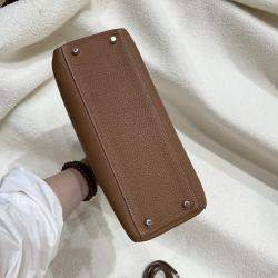 Pre Owned Hermes Kelly 32 Gold Leather Shoulder Bag