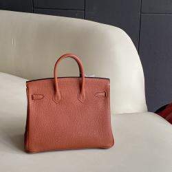 Pre Owned Hermes Birkin 25 Leather Handbag