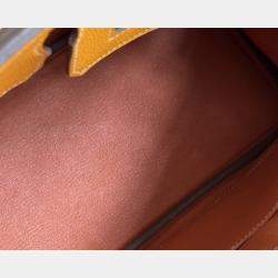 Pre Owned Hermes Birkin 30 Yellow Epsom Leather Handbag