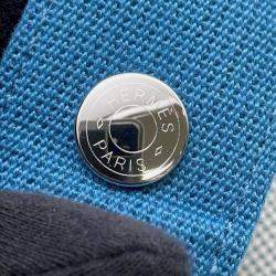 Pre Owned Hermes Kelly 25 Grey Leather Handbag