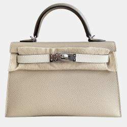 Pre Owned Hermes Kelly II Mini Epsom Leather Handbag