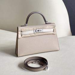 Pre Owned Hermes Kelly II Mini Epsom Leather Handbag