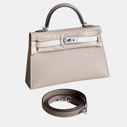Pre Owned Hermes Kelly II Mini Epsom Leather Handbag