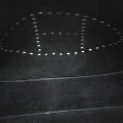 Pre Owned Hermes Black Clemence Leather Evelyne III PM Bag