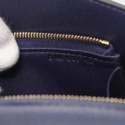 Pre Owned Hermes Cinetic To-Go Chevre Blue Shoulder Bag 