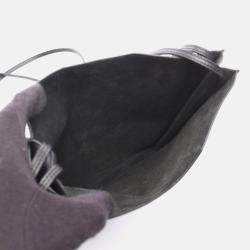 Pre Owned Hermes Onimaitou Black Box Calf Leather Crossbody Shoulder Bag 