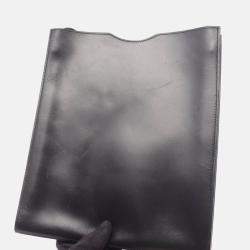 Pre Owned Hermes Onimaitou Black Box Calf Leather Crossbody Shoulder Bag 