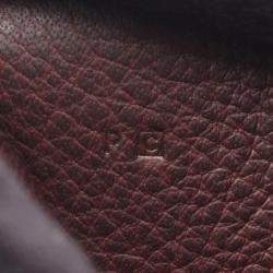 Pre Owned Hermes Christine Havane Buffalo Skipper Leather Shoulder Bag