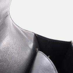 Pre Owned Hermes Escal Black Box Calf Leather Calfskin Handbag