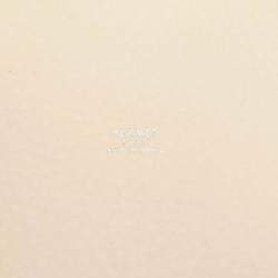 مملوكة مسبقًا Hermes Picotin White Ecru Clemence Leather Toile H Canvas Handbag PM
