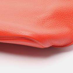 Pre Owned Hermes So Kelly 22 Red Rose Jaipur Togo Leather Shoulder Bag