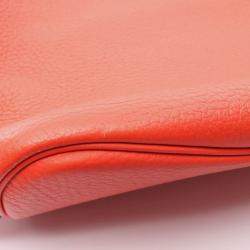 Pre Owned Hermes So Kelly 22 Red Rose Jaipur Togo Leather Shoulder Bag