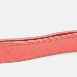 Pre Owned Hermes So Kelly 22 Red Rose Jaipur Togo Leather Shoulder Bag