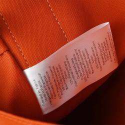 Pre Owned Hermes Navy Toile Officier Sac De Pansage Groom Backpack