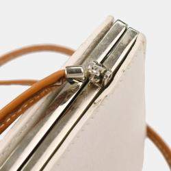 Pre Owned Hermes Cream Box Calf Sac A Malice Shoulder bag