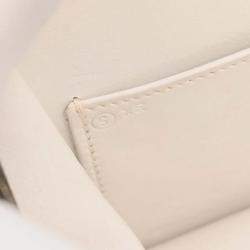 Pre Owned Hermes Cream Box Calf Sac A Malice Shoulder bag