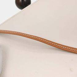 Pre Owned Hermes Cream Box Calf Sac A Malice Shoulder bag