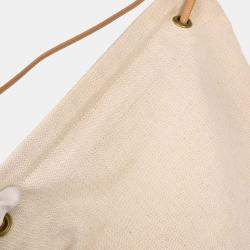 Pre Owned Hermes Beige Gold Toile Chevrons Aline GM Shoulder Bag