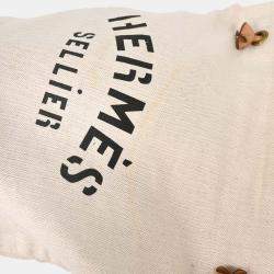 Pre Owned Hermes Beige Gold Toile Chevrons Aline GM Shoulder Bag