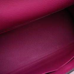 Pre Owned Hermes  Kelly 28 Rose Pourpre Togo Bag