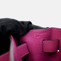 Pre Owned Hermes  Kelly 28 Rose Pourpre Togo Bag