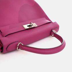 Pre Owned Hermes  Kelly 28 Rose Pourpre Togo Bag
