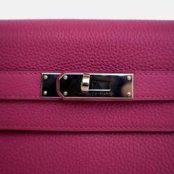 Pre Owned Hermes  Kelly 28 Rose Pourpre Togo Bag