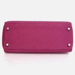 Pre Owned Hermes  Kelly 28 Rose Pourpre Togo Bag