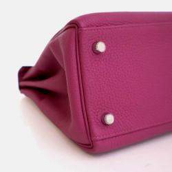 Pre Owned Hermes  Kelly 28 Rose Pourpre Togo Bag