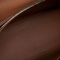 Pre Owned Hermes Kelly 25 Gold Togo Handbag