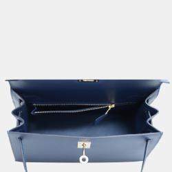 Pre Owned Hermes Kelly Sellier 25 Leather Bag