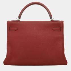 Pre Owned Hermes Kelly 32 Leather Bag